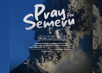 Erupsi Gunung Semeru: 2.219 Warga Mengungsi, Doa Mengalir untuk Lumajang