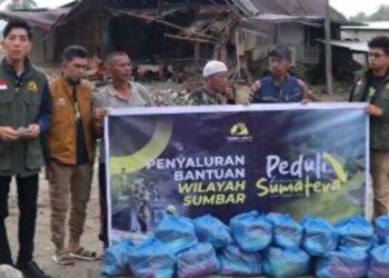 Yayasan Suara Langit Indonesia Salurkan Bantuan Logistik ke Pelosok Solok