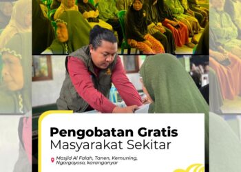 Yayasan Suara Langit Indonesia Gelar Pengobatan Gratis untuk Warga Ngargoyoso