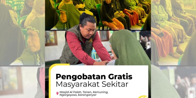 Yayasan Suara Langit Indonesia Gelar Pengobatan Gratis untuk Warga Ngargoyoso