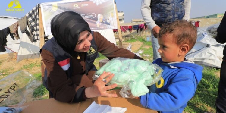 Yayasan Suara Langit Indonesia Salurkan Bantuan Musim Dingin bagi Pengungsi Palestina