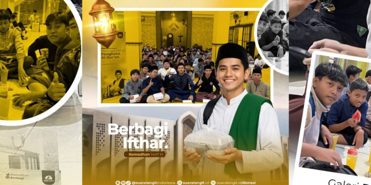 Yayasan Suara Langit Indonesia Gelar Program Berbagi Iftor Ramadhan untuk Para Penghafal Al-Qur’an