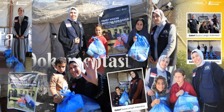 Menembus Batas, Paket Buka dan Sahur dari Indonesia Sampai ke Gaza