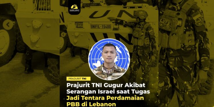 Tentara Indonesia Gugur dalam Serangan ke Markas UNIFIL di Lebanon Selatan