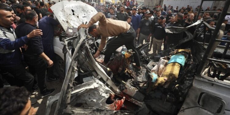 Serangan Israel ke Kendaraan Polisi di Gaza Mengakibatkan Korban Jiwa 4 Orang, Termasuk Anak