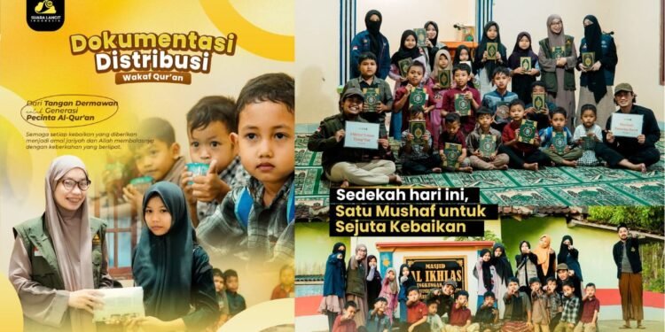 Program Wakaf Al-Qur’an Berlanjut, Dukung Syiar Islam di Tengah Masyarakat