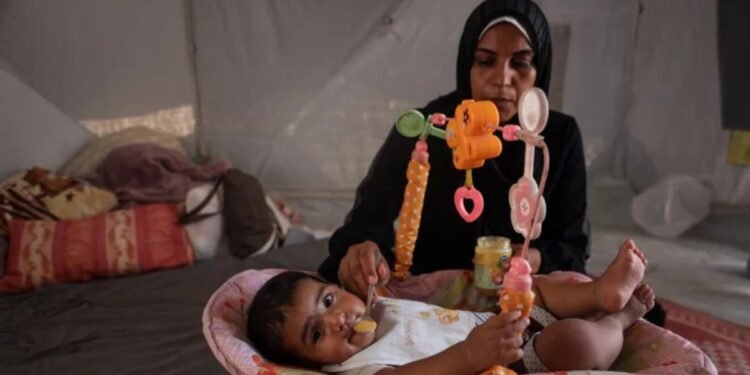 Ibu di Gaza Berjuang Menyusui Bayi di Tengah Kelaparan dan Pengungsian